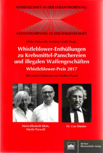 Whistleblower Preis 2017 Buchcover