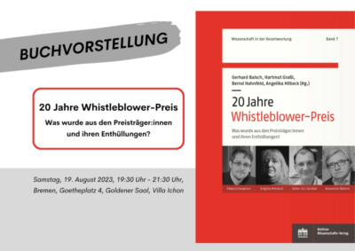 Beitragsbild Whistleblower Buch