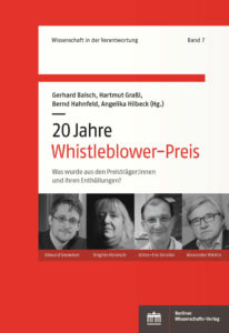 Cover Buch 20 Jahre Whistleblower-Preis