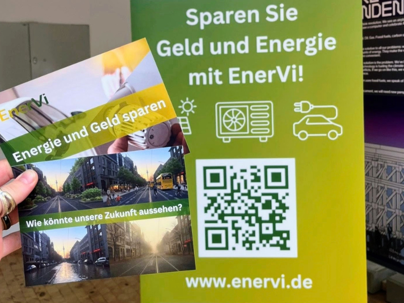 EnerVi-DTM-Postkarten&Roll-Up